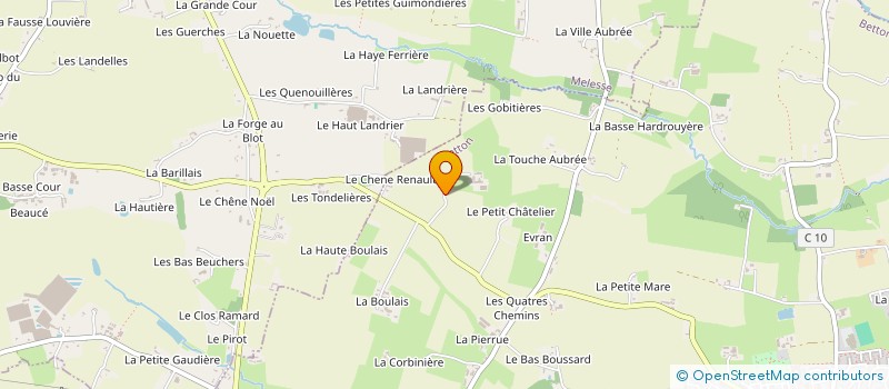 localisation de l'entreprise GAEC DE LA POULTIERE à BETTON