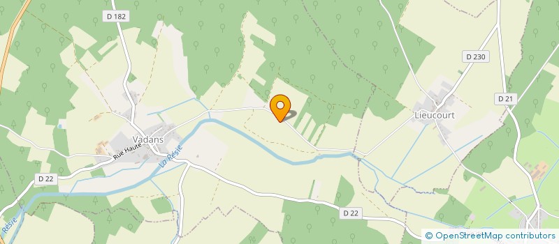 localisation de l'entreprise GAEC DE LA PRAIRIE  VADANS