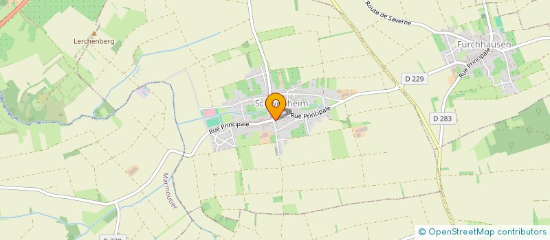 localisation de l'entreprise GAEC DE LA PRAIRIE  KLEINGFT