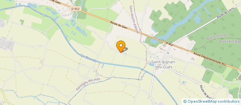 localisation de l'entreprise GAEC DE LA PRAIRIE à SAINT-MARTIN-D'ABBAT