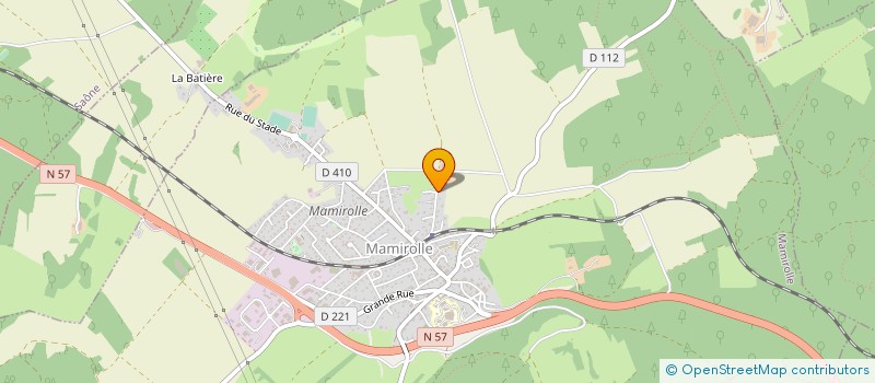 localisation de l'entreprise GAEC DE LA PRAIRIE-BALANCHE à MAMIROLLE