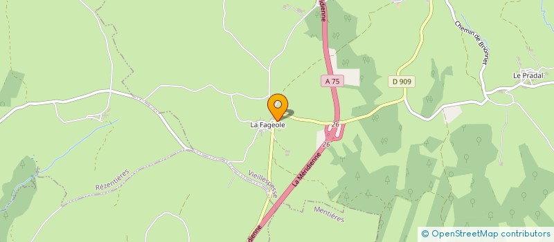 localisation de l'entreprise GAEC DE LA PREMIERE NEIGE à VIEILLESPESSE