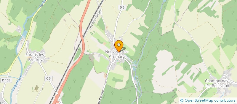localisation de l'entreprise GAEC DE LA PROVENCHERE à RUHANS