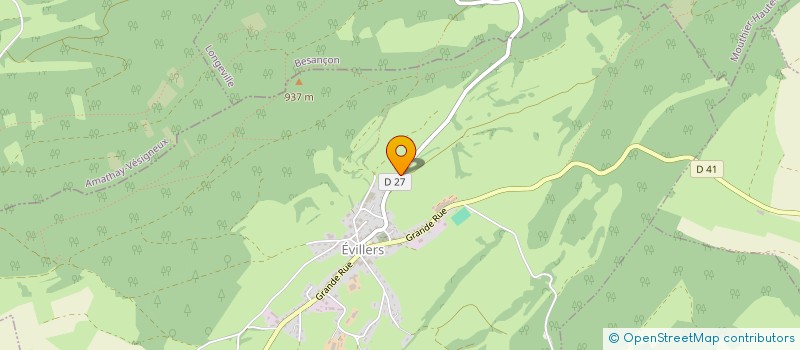 localisation de l'entreprise GAEC DE LA PROVIDENCE à EVILLERS