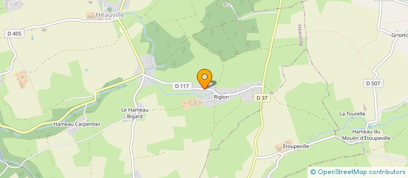 localisation de l'entreprise GAEC DE LA RABASSERIE à HEAUVILLE