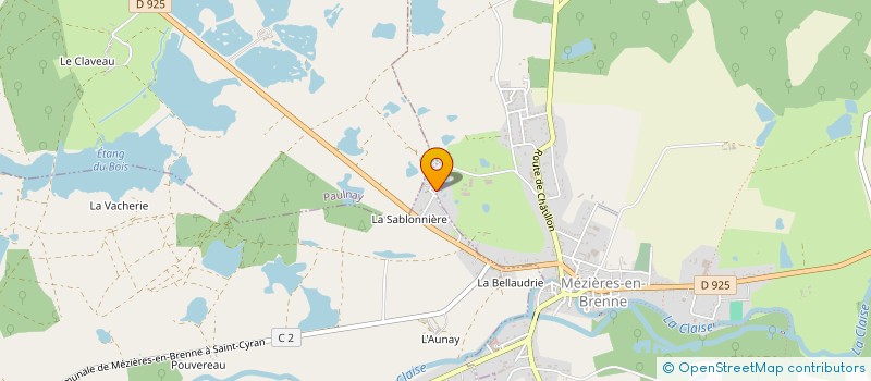 localisation de l'entreprise GAEC DE LA RABAUDIERE à PAULNAY