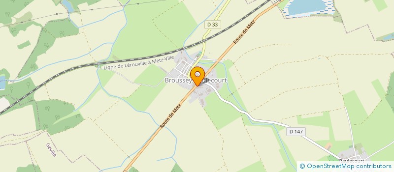 localisation de l'entreprise GAEC DE LA RAINETTE à BROUSSEY-RAULECOURT