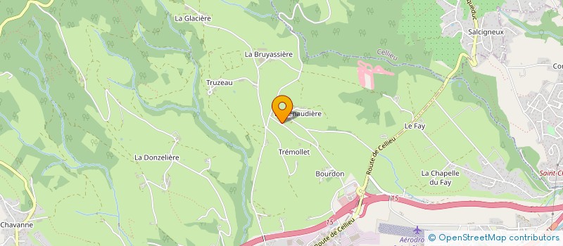 localisation de l'entreprise GAEC DE LA RENAUDIERE à SAINT-CHAMOND