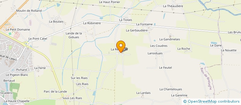 localisation de l'entreprise GAEC DE LA RENEDAIS à BAIN-DE-BRETAGNE
