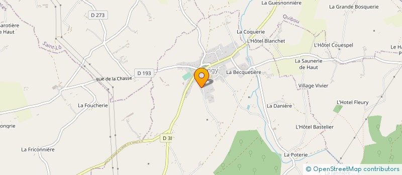 localisation de l'entreprise GAEC DE LA RETHORERIE à CANISY