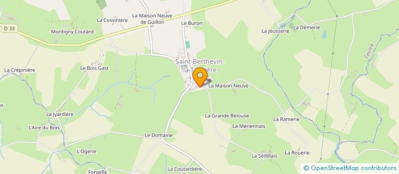 localisation de l'entreprise GAEC DE LA RIANTERIE à SAINT-BERTHEVIN-LA-TANNIERE