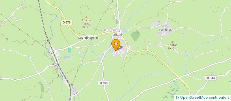 localisation de l'entreprise GAEC DE LA RIBEYRE à NEUSSARGUES EN PINATELLE