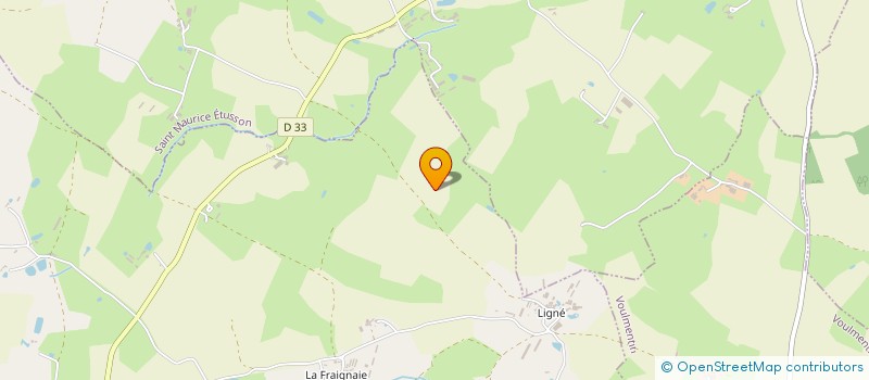 localisation de l'entreprise GAEC DE LA RIGAUDIE  NUEIL-LES-AUBIERS