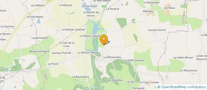 localisation de l'entreprise GAEC DE LA RIOTAIS  CUGUEN