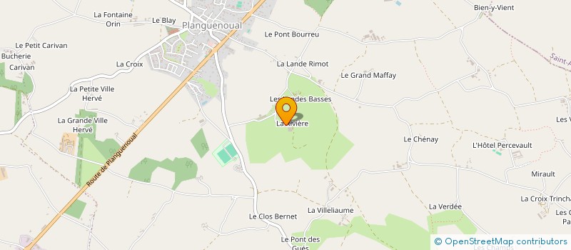 localisation de l'entreprise GAEC DE LA RIVIERE à LAMBALLE-ARMOR