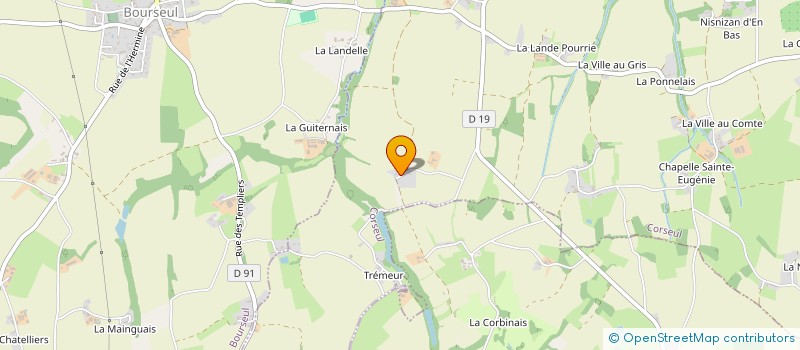 localisation de l'entreprise GAEC DE LA ROCHE à CREHEN