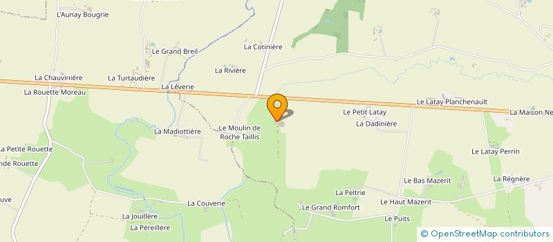 localisation de l'entreprise GAEC DE LA ROCHE TAILLIS à PREE-D'ANJOU