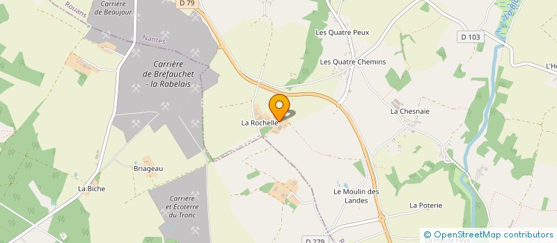 localisation de l'entreprise GAEC DE LA ROCHELLE à ROUANS