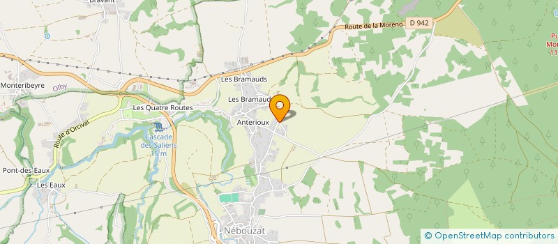 localisation de l'entreprise GAEC DE LA RODE à NEBOUZAT