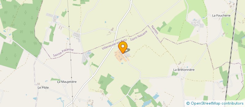 localisation de l'entreprise GAEC DE LA RONDELLERIE à VILLENEUVE-EN-RETZ