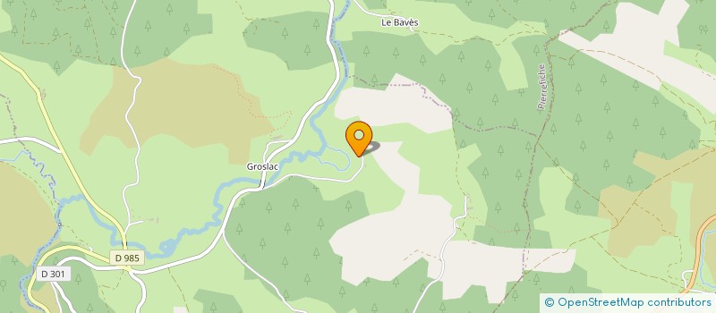 localisation de l'entreprise GAEC DE LA ROSE DES VENTS  CHAUDEYRAC