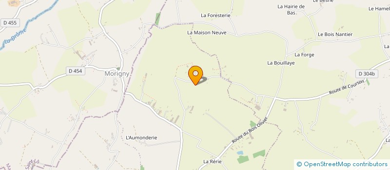 localisation de l'entreprise GAEC DE LA ROTIERE à LANDELLES-ET-COUPIGNY