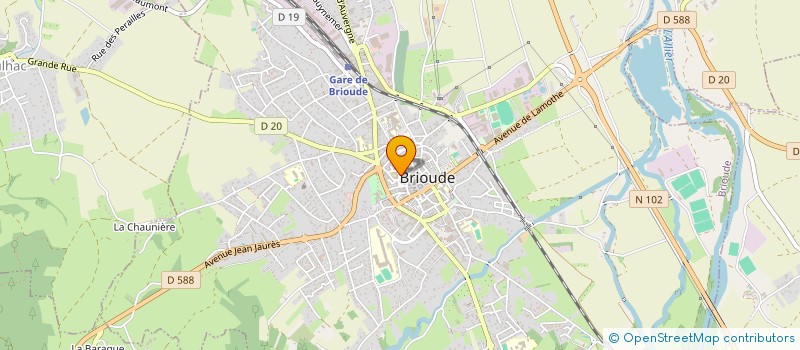 localisation de l'entreprise GAEC DE LA ROUAIRE à SAINT-JUST-PRES-BRIOUDE