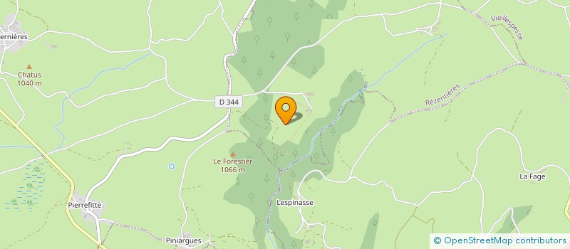 localisation de l'entreprise GAEC DE LA ROUSSIERE à REZENTIERES
