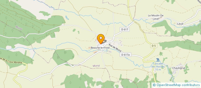 localisation de l'entreprise GAEC DE LA ROUTE DES CAVES à MUROL