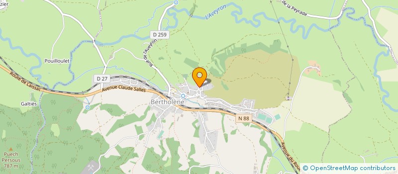 localisation de l'entreprise GAEC DE LA SAFRANIERE  GAILLAC-D AVEYRON