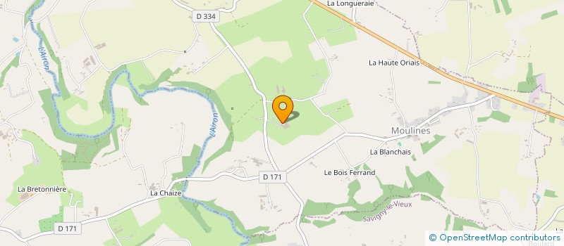 localisation de l'entreprise GAEC DE LA SAGERIE à MOULINES
