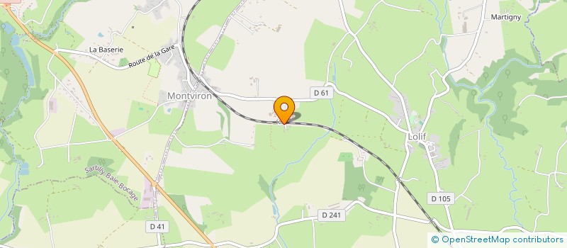 localisation de l'entreprise GAEC DE LA SAILLARDIERE à LOLIF