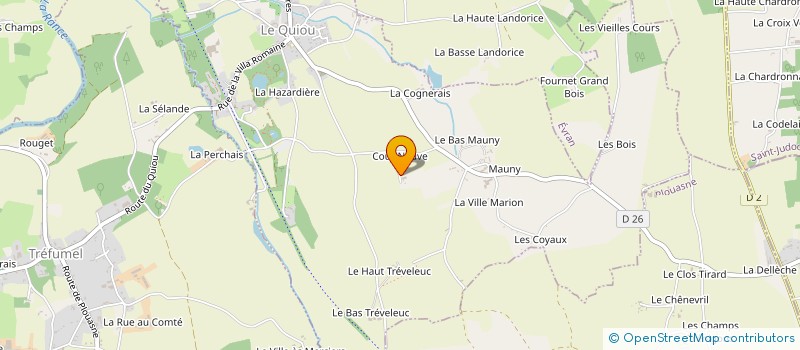 localisation de l'entreprise GAEC DE LA SALAMANDRE à LE QUIOU