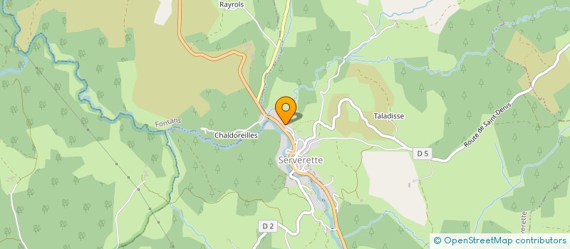 localisation de l'entreprise GAEC DE LA SALASSETTE  MONTS-DE-RANDON