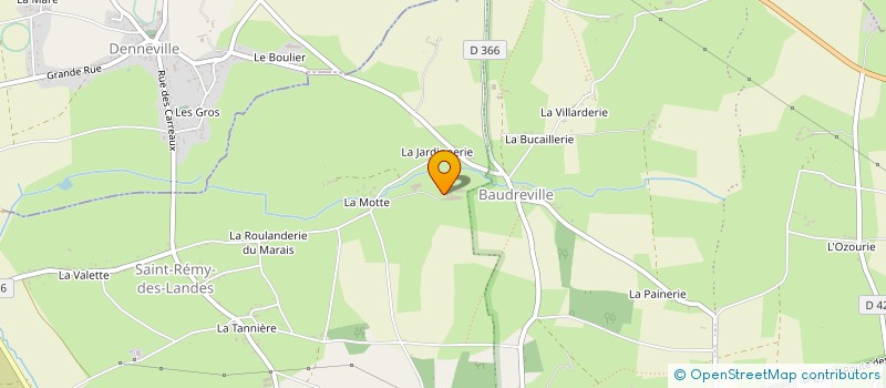 localisation de l'entreprise GAEC DE LA SANSONNERIE à LA HAYE