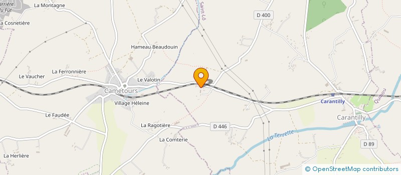 localisation de l'entreprise GAEC DE LA SANSONNIERE à CARANTILLY