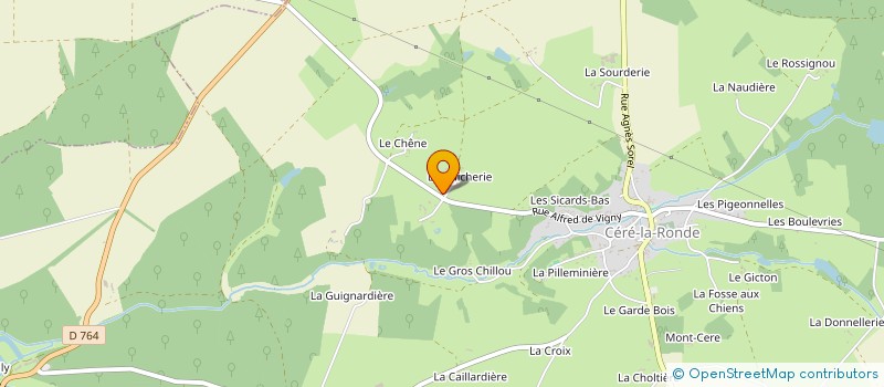 localisation de l'entreprise GAEC DE LA SASSIERE à CERE-LA-RONDE