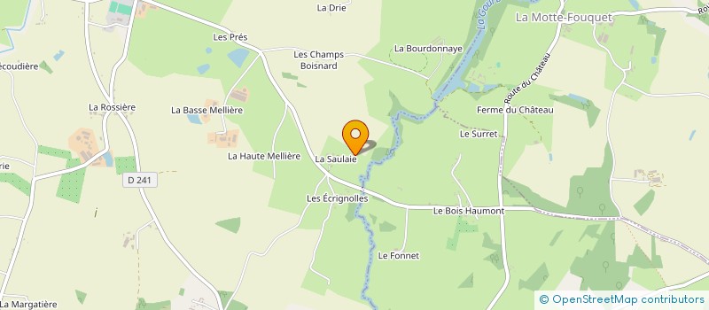 localisation de l'entreprise GAEC DE LA SAULAIE à MAGNY-LE-DESERT