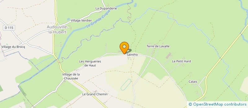 localisation de l'entreprise GAEC DE LA SCELLERIE à SAINTE-MARIE-DU-MONT