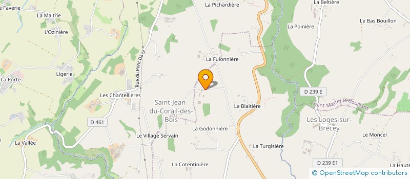localisation de l'entreprise GAEC DE LA SCIENTISE à SAINT-NICOLAS-DES-BOIS