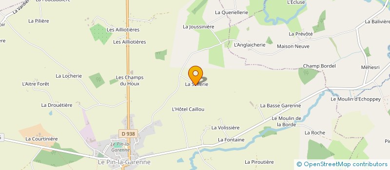 localisation de l'entreprise GAEC DE LA SELLERIE à LE PIN-LA-GARENNE