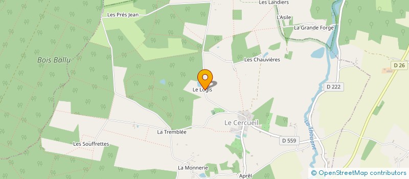 localisation de l'entreprise GAEC DE LA SENELLE à CHAILLOUE
