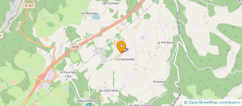 localisation de l'entreprise GAEC DE LA SENTINELLE à LE VAL-D'AJOL