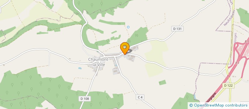 localisation de l'entreprise GAEC DE LA SERGENT à CHAUMONT-LA-VILLE