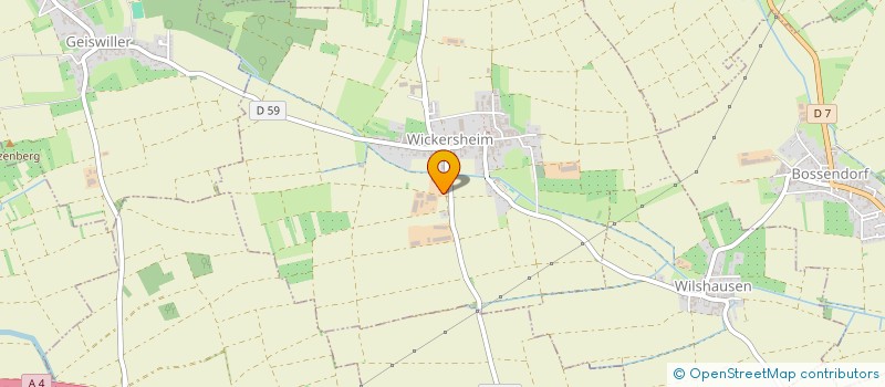 localisation de l'entreprise GAEC DE LA SOURCE  WICKERSHEIM-WILSHAUSEN