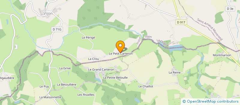 localisation de l'entreprise GAEC DE LA SOURCE à VIJON