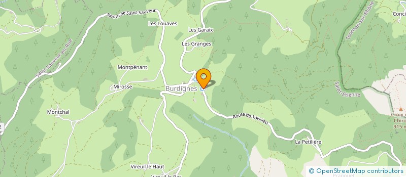 localisation de l'entreprise GAEC DE LA SOURCE à BURDIGNES