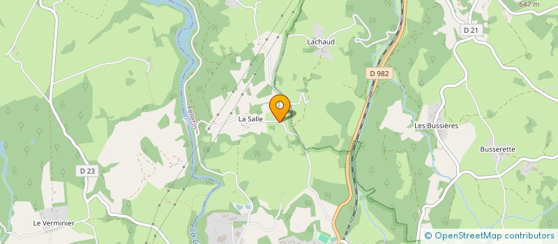 localisation de l'entreprise GAEC DE LA SOURCE à SAINT FRION