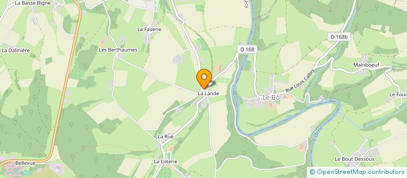 localisation de l'entreprise GAEC DE LA SUISSE NORMANDE à CLECY