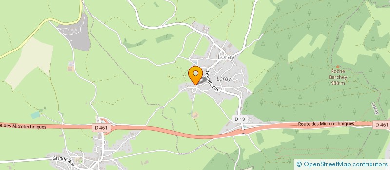 localisation de l'entreprise GAEC DE LA SURFRIETTE à LORAY